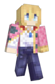 Front of halfstray's skin