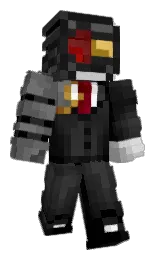 black and scorpion Minecraft skin — Classic model
