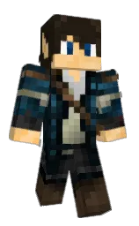 Feferonka19's Minecraft skin wearing the Purple Heart cape
