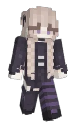 ship gray and clam shell Minecraft skin — Slim model