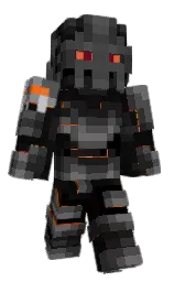 mine shaft and cod gray Minecraft skin — Classic model