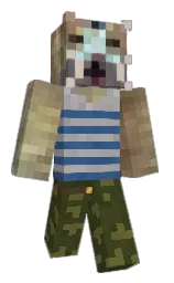 fournow's Minecraft skin wearing the Pan cape