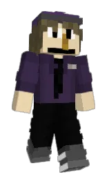 bleached cedar and cod gray Minecraft skin — Slim model — first worn by phrieed