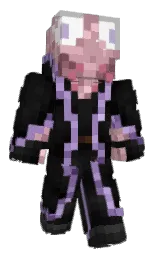cod gray and black Minecraft skin — Slim model — first worn by HOJ_38