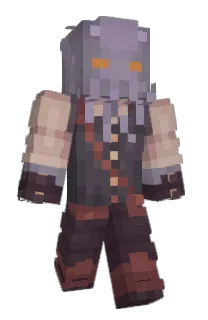 Front of Hadalaki's skin