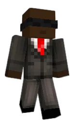 black and sambuca Minecraft skin — Classic model — first worn by EL_MAGO_PIS