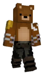 Azurinak's Minecraft skin wearing the Migrator cape