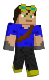 Eregel's Minecraft skin wearing the Migrator cape