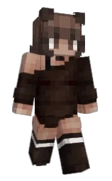night rider and woody brown Minecraft skin — Slim model