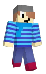 scampi and dodger blue Minecraft skin — Classic model