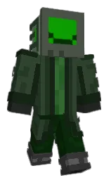 lunar green and spanish green Minecraft skin — Classic model — first worn by sairinx