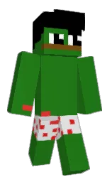 bilbao and black Minecraft skin — Classic model