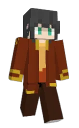 Gat0_gamer's Minecraft skin wearing the Cherry Blossom cape