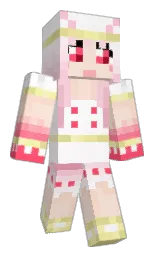 white and cinderella Minecraft skin — Classic model — first worn by Doc17