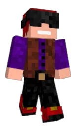 wax flower and black Minecraft skin — Classic model — first worn by Alsanrock