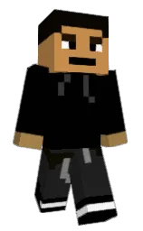 black and mine shaft Minecraft skin — Classic model