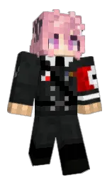 outer space and black Minecraft skin — Classic model — first worn by showlin22