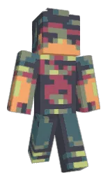 Jak3B's Minecraft skin wearing the MineCon 2013 cape