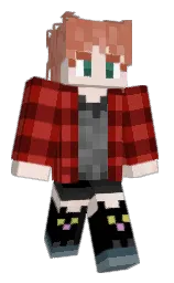 Minnowhert's Minecraft skin wearing the Cherry Blossom cape