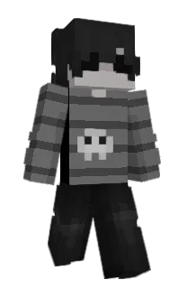 Front of H3ider's skin