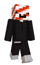 cod gray and cocoa brown Minecraft skin — Slim model — first worn by Miemtus10