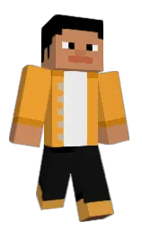 fuel yellow and antique brass Minecraft skin — Classic model — first worn by HAZ371
