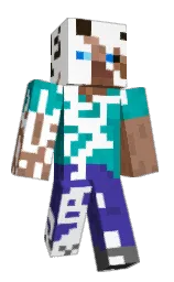 white and jacarta Minecraft skin — Classic model