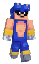 governor bay and persian blue Minecraft skin — Classic model — first worn by Rexta_theidk