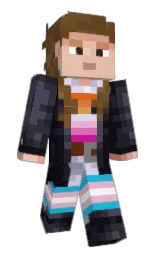 cinder and baltic sea Minecraft skin — Slim model — first worn by Yvja
