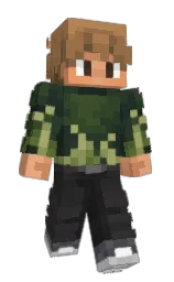 mirrorish's Minecraft skin wearing the Zombie Horse cape