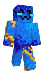 royal blue Minecraft skin — Classic model — first worn by Wronaz_45
