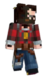 big stone and cocoa bean Minecraft skin — Classic model — first worn by dragloner
