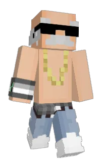 Front of moonBiceps's skin