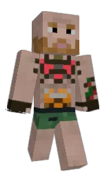 SenJavi's Minecraft skin wearing the Pan cape