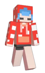 Noobmaster35151's Minecraft skin wearing the Vanilla cape
