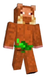 hawaiian tan and orange roughy Minecraft skin — Classic model