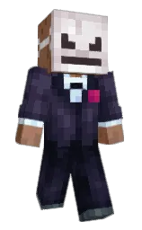 steel gray Minecraft skin — Slim model — first worn by nohskiii