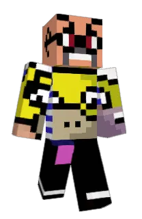 Front of pingorio's skin