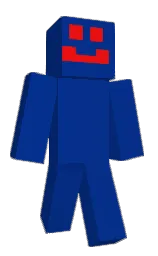 smalt and red Minecraft skin — Classic model