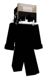 black and mercury Minecraft skin — Slim model — first worn by zombiiblood