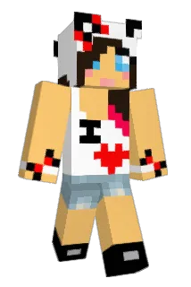 f4ustina Minecraft avatar full body