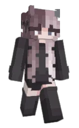 bitterfae's Minecraft skin wearing the Pan cape