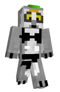 Front of Powchita's skin