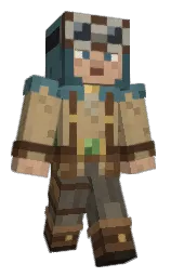 cutty sark and beaver Minecraft skin — Classic model — first worn by Loke_112