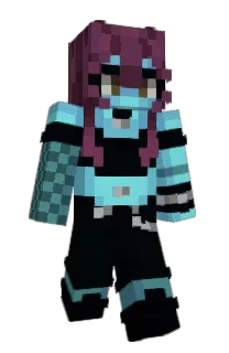 Front of Astryca's skin