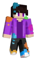 medium purple and mine shaft Minecraft skin — Classic model — first worn by MinecraftSpazz