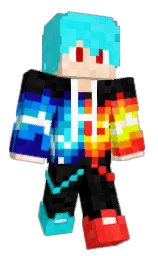 Shasta17's Minecraft skin wearing the Aurora cape