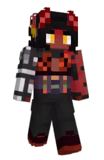 Front of CaraCalis's skin