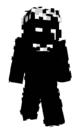 black and alto Minecraft skin — Classic model