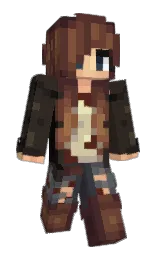 Demonfeather's Minecraft skin wearing the 15th Anniversary cape